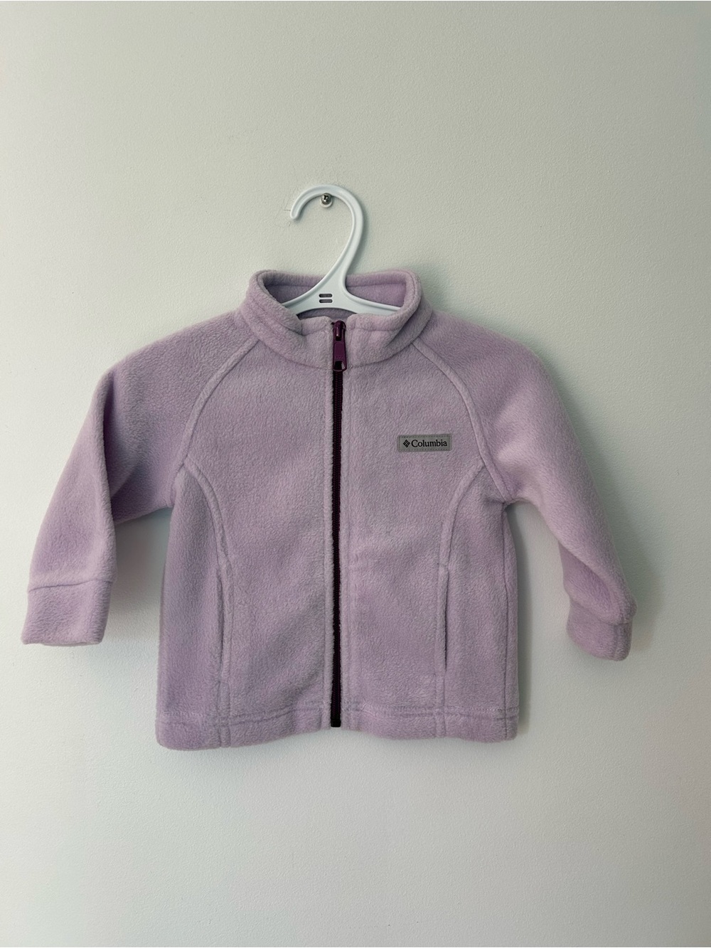 Columbia Kids Light Lavender Full-Zip Fleece Jacket